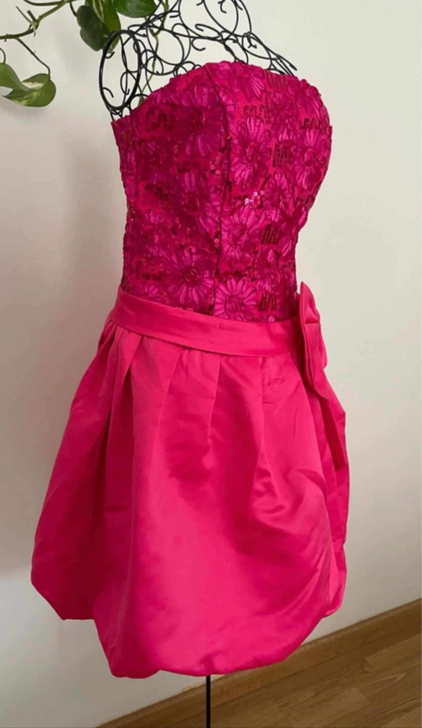Vestido fucsia lentejuelas – photo 3